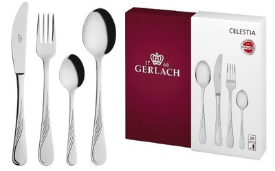 GERLACH SZTUĆCE CELESTIA POŁYSK 48 SZT NA 12 OSÓB