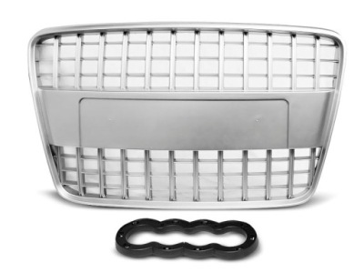 Решітка радіатора audi q7 06-09 silver решітка радіатора фото №1