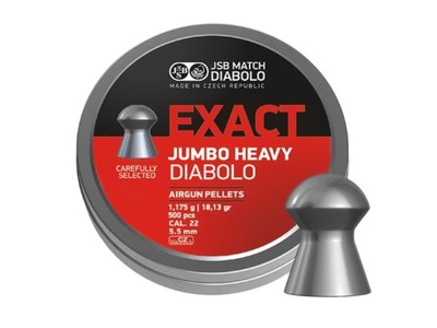 Śrut diabolo JSB EXACT JUMBO HEAVY 5,53/250 1,17g(18,13gr)(546286-250)