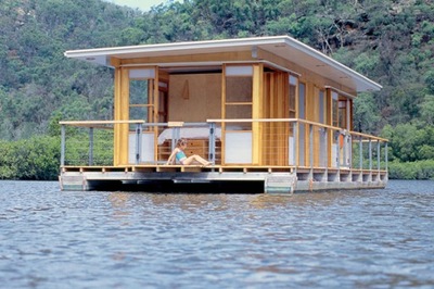 Dom pływający na wodzie Jacht Domek Letniskowy