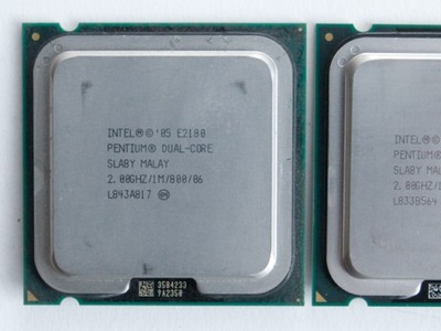 PENTIUM DUAL-CORE E2180 2.0Ghz SLA8Y FVAT GW36 - 5055124502 - oficjalne ...