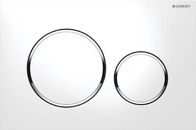 GEBERIT SIGMA 20 przycisk do WC UP320 biały chrom