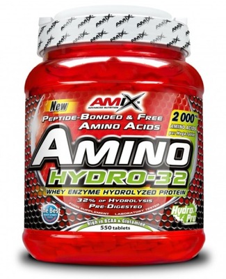 AMIX AMINO HYDRO32 550 TAB AMINOKWASY hydrolizat
