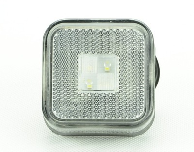 LAMP SIDELIGHT LED 12/24V WHITE KWADRAT LD096 - milautoparts-fr.ukrlive.com