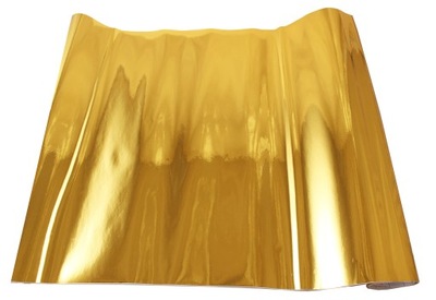 FOLIA CHROM ZŁOTA 1,5x0,5 MDC okleina KANALIKOWA chromowana Gold Rakla