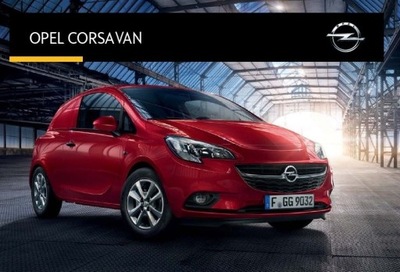 Opel Corsa Van prospekt 2016 Czechy - milautoparts-fr.ukrlive.com