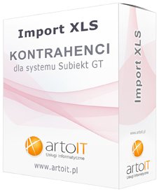 Subiekt GT Import kontrahentów z Excela 1M