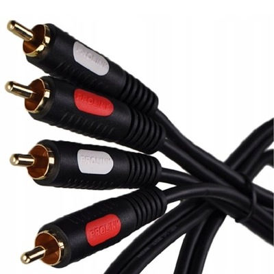KABEL 2 RCA - 2 x RCA AUDIO CINCH GOLD PROLINK CLASSIC CL427 3m