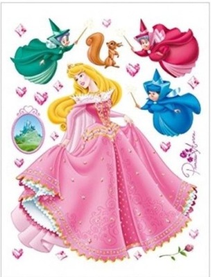 Naklejki Duża Naklejka Disney Princess AURORA Księ