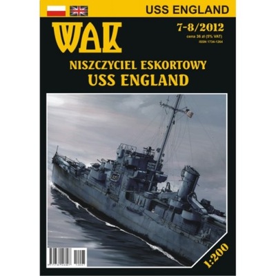 1:200 Niszczyciel USS ENGLAND WAK 7-8/2012