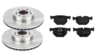 DISCS + PADS FRONT - BMW X5 E53 E-53 SET - milautoparts-fr.ukrlive.com