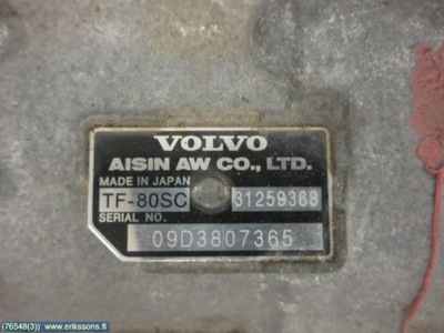 BOÎTE AUT VOLVO S80/V70 D5 31259368 - milautoparts-fr.ukrlive.com