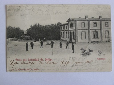 Mielno Grossmoellen Koszalin gorąca łaźnia 1907