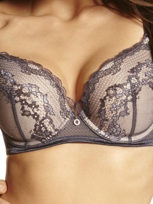 Stanik AGIO MY BODY PUSH UP DB-9209 granat 65F