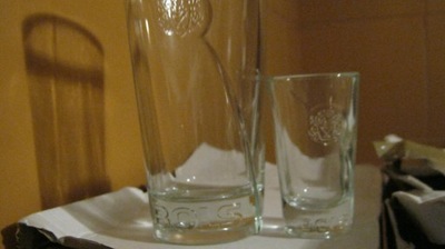 kieliszki szklanki tłoczone Bols