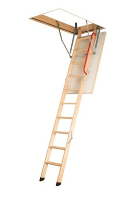 Schody strychowe FAKRO LWK Plus 70x94x280 drewniane, segmentowe