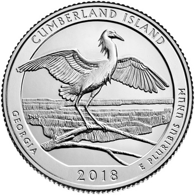USA 25 c Park Cumberland islands 2018 nr 44