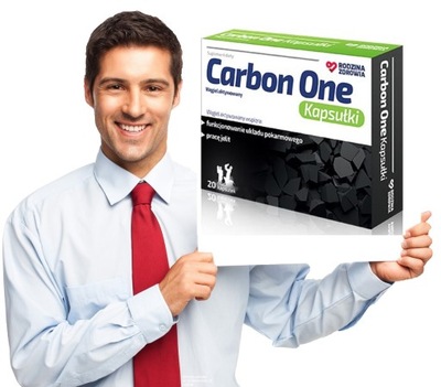 CARBON ONE KAPSUŁKI 20 kaps WĘGIEL AKTYWNY