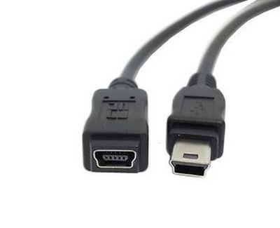Kabel Przedłużacz z MiniUSB na Mini USB 1,5M