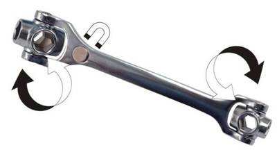 WIELOFUNKCYJNY KLUCZ NASADOWY Z MAGNESEM 12-19 MM