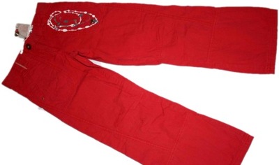 RESERVD - Czerwone spodnie - 128 cm - 7-8 lat