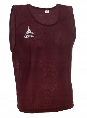 SELECT KAMIZELKA BASIC ZNACZNIK PIŁKARSKI MINI BORDOWY