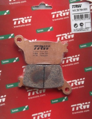 PADS BRAKE TRW REAR HONDA CBR_600_RR 07-16 CBR_1000_RR FIREBLADE 06-19 - milautoparts-fr.ukrlive.com