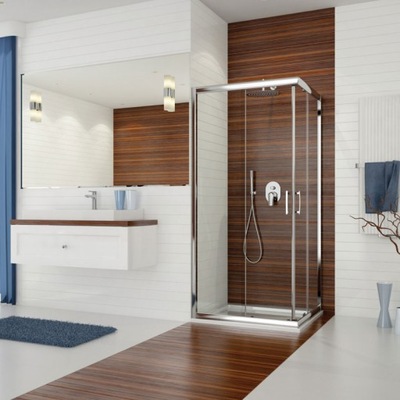 kabina prysznicowa narożna 90 x 90 - szkło 5 mm