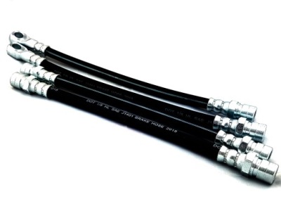 PRZEWÓD HAMULCOWY PRZÓD TYŁ FIAT 126P ZESTAW KPL!