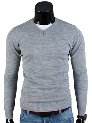 SWETER męski w SEREK TC05 Szary__M_PRODUKT_PL