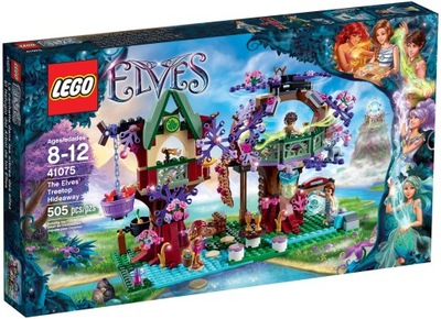 LEGO ELVES 41075 KRYJÓWKA ELFÓW NA DRZEWIE domek