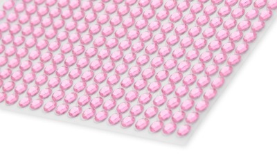 Kryształki Cyrkonie PRZYKLEJANE Dekoracyjne Ozdobne RÓŻOWE DIY 6mm