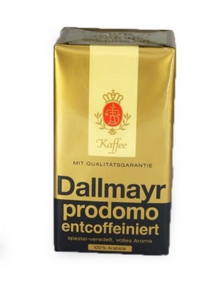 Kawa DALLMAYR BEZKOFEINOWA 500g MIELONA Z NIEMIEC