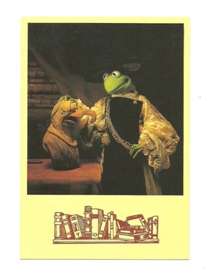 Pocztówka - Kermit jako Arystoteles / The Muppet Show