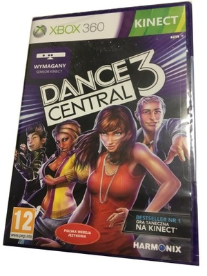 Dance Central 3 KINECT X360 3xPL