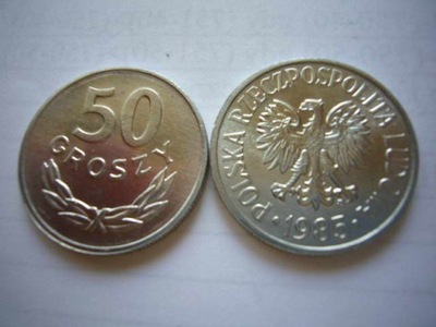 50 gr groszy 1985 mennicza mennicze kup 3 dodam 1