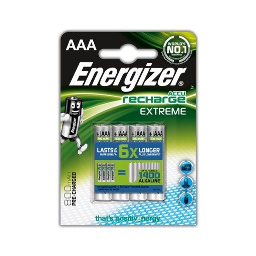 Akumulator Energizer Power Plus, AAA, HR03, 4 sztu