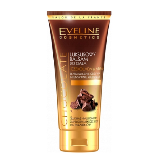 Eveline Cosmetics Шоколадный роскошный бальзам для тела Шоколад и Аргана 200мл
