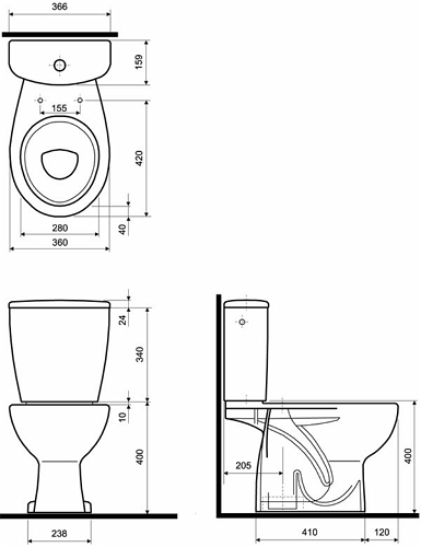 KOŁO REKORD OPTIMA deska sedesowa CLICK2CLEAN