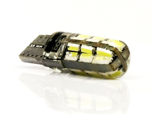 Лампа W5W с 24 светодиодами SMD 3014 T10.