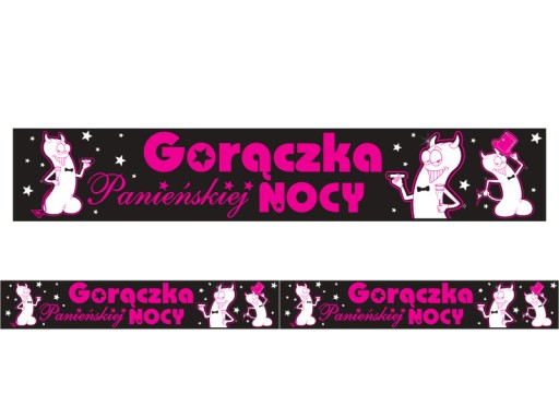 TAŚMA Gorączka Nocy na Wieczór Panieński 2 metry