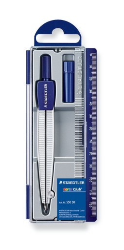 Школьный компас в футляре для графитов Staedtler S 550