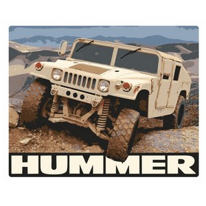 Hummer H1 Humvee - наклейка