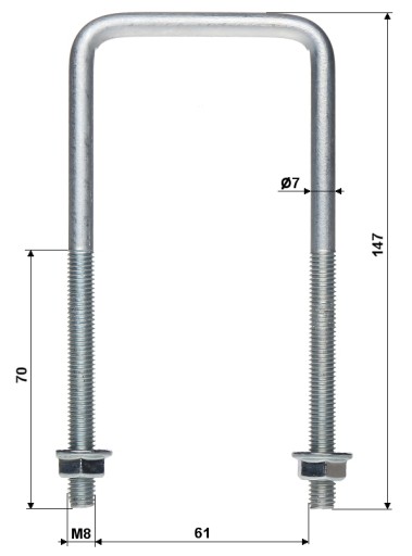 КИБАНТ CYB-60/M8X140