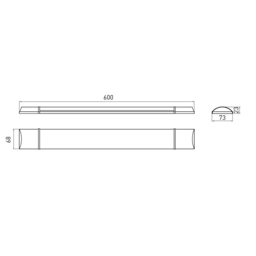 Потолочный светильник Aspen LED 20W 4000K IP40 GTV