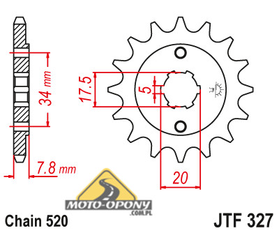 Комплект привода Honda XR 250R 90-95 S Усиленный.