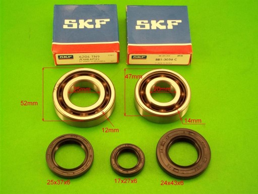 Подшипники вала SKF SUZUKI AP Estilete 50 Aprilia SR DITECH Morini 200-2003