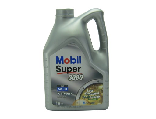 MOBIL SUPER 3000 XE OIL 5W30 5L AUDI SKODA TDI