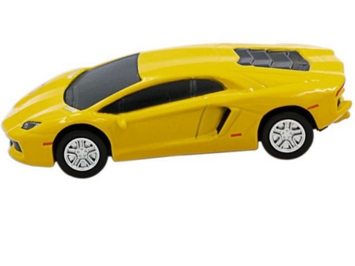 USB-ПЕРЕДНИК 16 ГБ LAMBO CAR ЖЕЛТЫЙ AUTO CAR