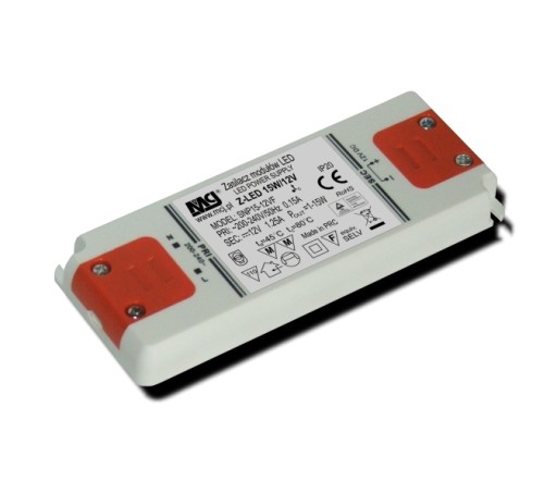 Блок питания для светодиодов ZP-LED/15W 12V DC - MCJ MEBLOWY